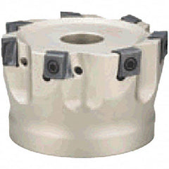 Tungaloy - 2-1/2" Cut Diam, 3/4" Arbor Hole Diam, Indexable Square-Shoulder Face Mill - A1 Tooling