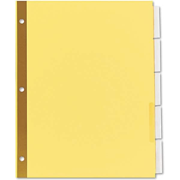 UNIVERSAL - Tabs, Indexes & Dividers Indexes & Divider Type: Customizable Size: 8-1/2 x 11 - A1 Tooling