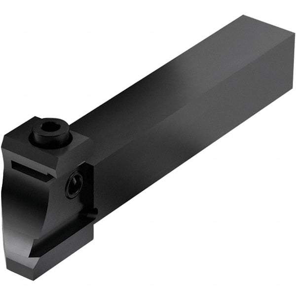 Seco - Tool Block Style 150.10-JETI, 15.49mm Blade Height, 80.3mm OAL, 5/8" OAH, Indexable Cutoff Blade Tool Block - 0.63mm Shank Height, 5/8" Shank Width, Through Coolant - A1 Tooling