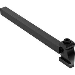 Seco - Tool Block Style 150.10-JETI, 15.49mm Blade Height, 136mm OAL, 10mm OAH, Indexable Cutoff Blade Tool Block - 10mm Shank Width, Through Coolant - A1 Tooling