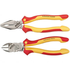 Wiha - Plier Sets Set Type: Combination Pliers; Cutting Pliers Number of Pieces: 2 - A1 Tooling