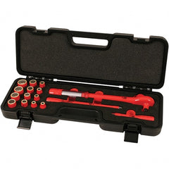 Wiha - 16 Piece Adjustable Torque Wrench & Socket Set - A1 Tooling