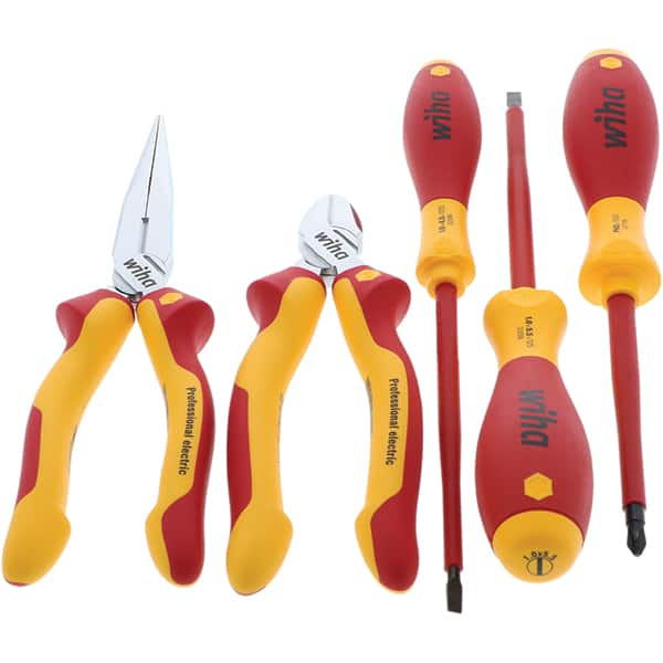 Wiha - 5 Piece Insulated Hand Tool Set - A1 Tooling