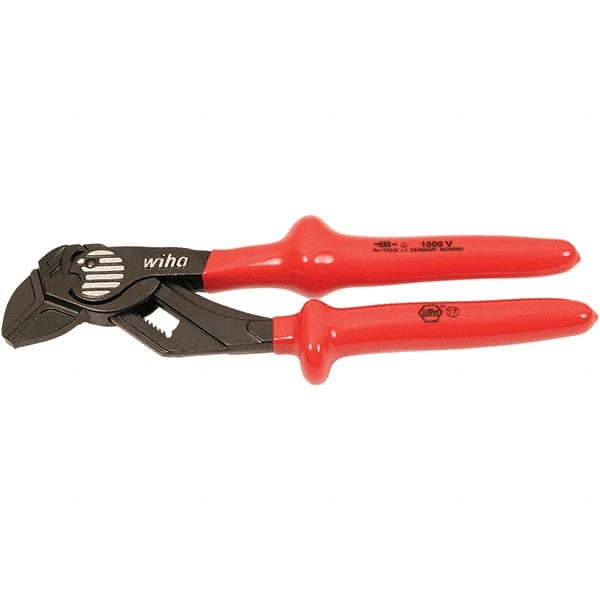 Wiha - 10" OAL, 1-7/8" Max Capacity, Quick-Adjusting Tongue & Groove Pliers - A1 Tooling