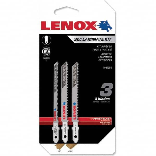 Lenox - Jig Saw Blade Sets Blade Material: Bi-Metal Minimum Blade Length (Inch): 3-1/2 - A1 Tooling