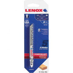 Lenox - Jig Saw Blades Blade Material: Bi-Metal Blade Length (Inch): 4 - A1 Tooling