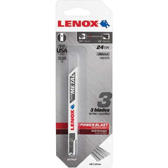 Lenox - Jig Saw Blades Blade Material: Bi-Metal Blade Length (Inch): 3-5/8 - A1 Tooling