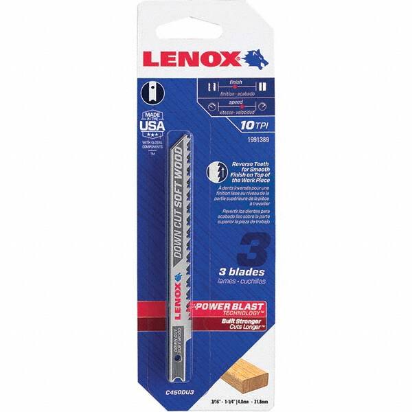 Lenox - Jig Saw Blades Blade Material: Bi-Metal Blade Length (Inch): 4 - A1 Tooling