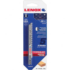 Lenox - Jig Saw Blades Blade Material: Bi-Metal Blade Length (Inch): 4 - A1 Tooling