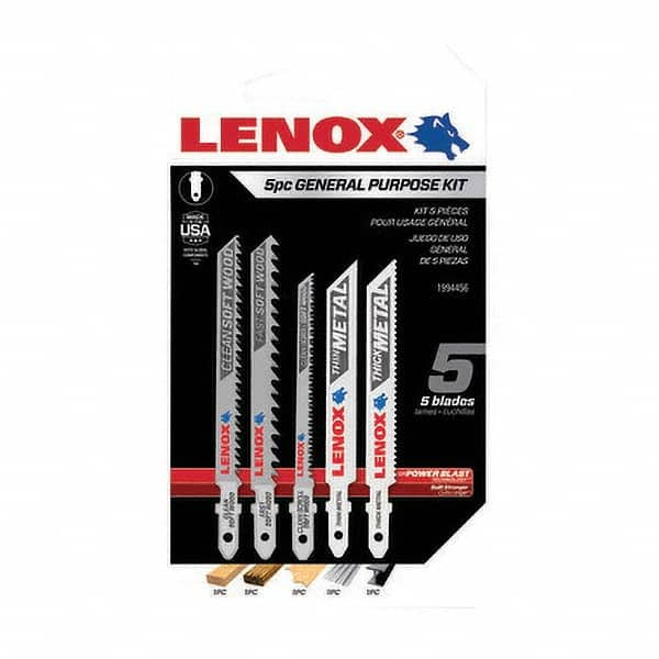 Lenox - Jig Saw Blade Sets Blade Material: Bi-Metal Minimum Blade Length (Inch): 3-5/8 - A1 Tooling