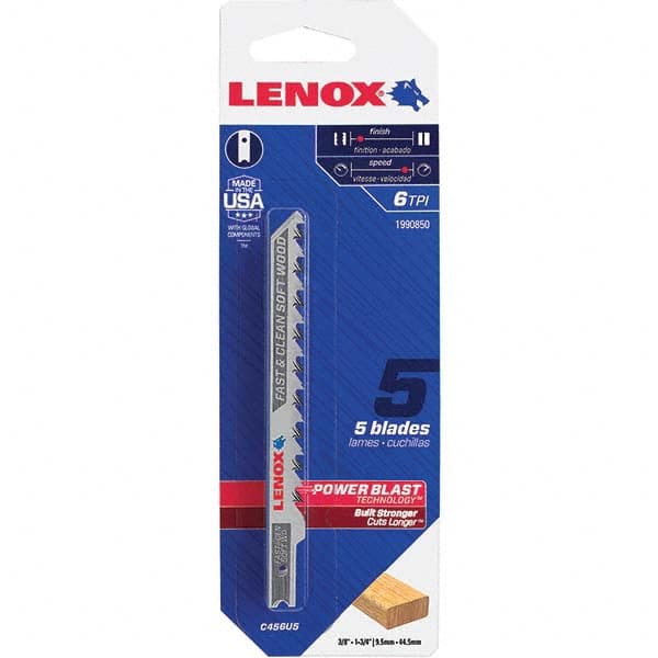 Lenox - Jig Saw Blades Blade Material: Bi-Metal Blade Length (Inch): 4 - A1 Tooling