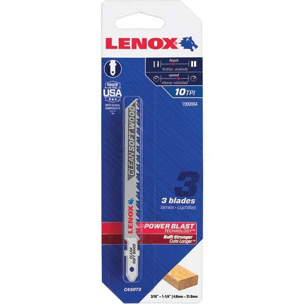 Lenox - Jig Saw Blades Blade Material: Bi-Metal Blade Length (Inch): 4 - A1 Tooling