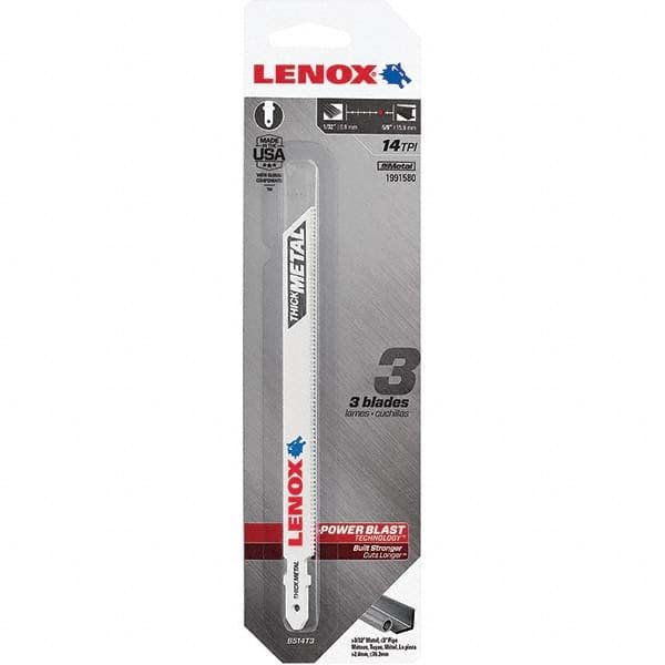 Lenox - Jig Saw Blades Blade Material: Bi-Metal Blade Length (Inch): 5-1/4 - A1 Tooling