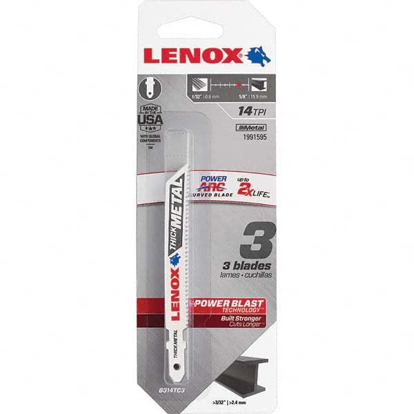 Lenox - Jig Saw Blades Blade Material: Bi-Metal Blade Length (Inch): 3-5/8 - A1 Tooling