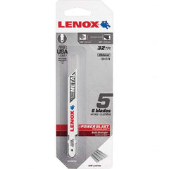 Lenox - Jig Saw Blades Blade Material: Bi-Metal Blade Length (Inch): 3-5/8 - A1 Tooling