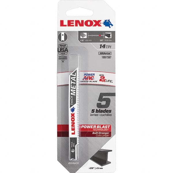 Lenox - Jig Saw Blades Blade Material: Bi-Metal Blade Length (Inch): 3-5/8 - A1 Tooling