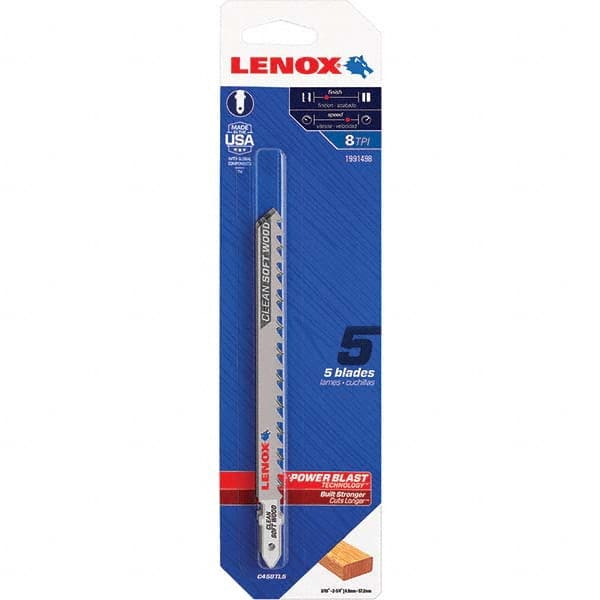 Lenox - Jig Saw Blades Blade Material: Bi-Metal Blade Length (Inch): 4-5/8 - A1 Tooling