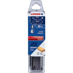 Lenox - Jig Saw Blades Blade Material: Bi-Metal Blade Length (Inch): 4 - A1 Tooling