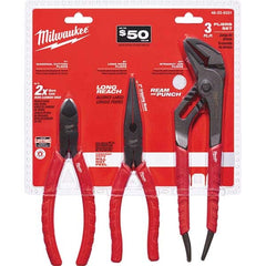 Milwaukee Tool - Plier Sets Set Type: Plier Set Number of Pieces: 3.000 - A1 Tooling