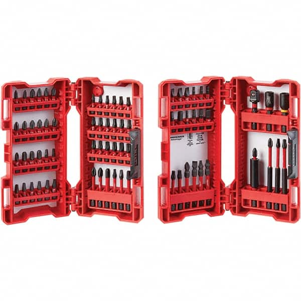 Milwaukee Tool - Power & Impact Screwdriver Bit Sets Point Type: Phillips, Slotted, Torx, Square Tool Type: Impact Driver - A1 Tooling