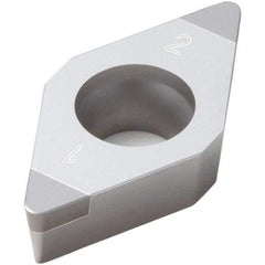 Seco - DCGW21.51 Grade CBN010 PCBN Turning Insert - Uncoated, 55° Diamond, 1/4" Inscr Circle, 0.016" Corner Radius - A1 Tooling