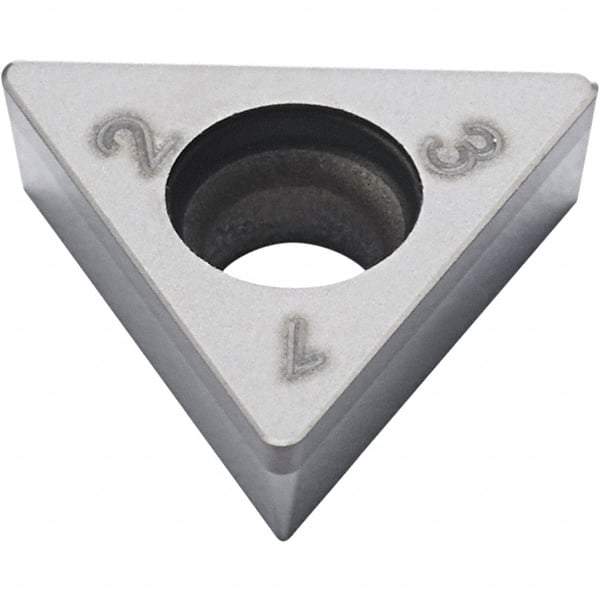 Seco - TCGW1.81.5 Grade CBN010 PCBN Turning Insert - Uncoated, 60° Triangle, 0.016" Corner Radius - A1 Tooling