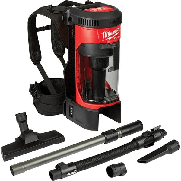 Milwaukee Tool - 1 Gal Capacity, Cordless Backpack Vacuum Cleaner - A1 Tooling