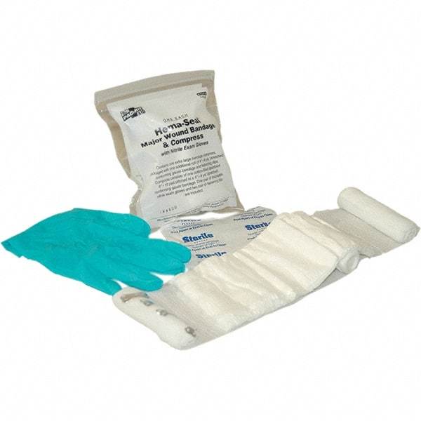 PRO-SAFE - 3-3/4" Long x 2-1/4" Wide, General Purpose Wound Care - Gauze Bandage - A1 Tooling