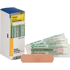 PRO-SAFE - 1-1/2" Long x 1-7/8" Wide, General Purpose Wound Care - White, Plastic Bandage - A1 Tooling