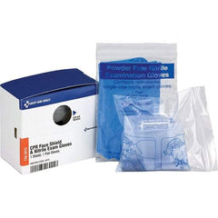 PRO-SAFE - Disposable CPR Masks/Breathers Compatible First Aid Kits: 59489, 59490 Includes: (2) Nitrile Exam Gloves; CPR Mask - A1 Tooling