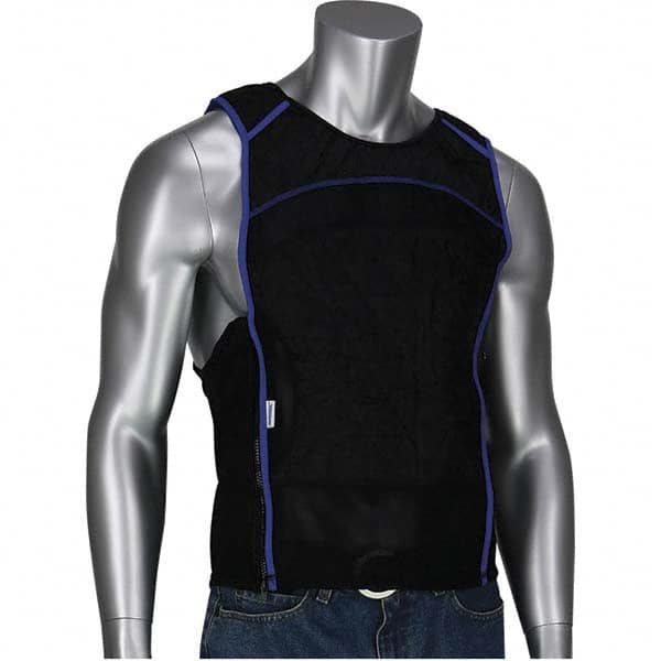 PIP - Size M Black High Visibility Sleeveless Base Layer Shirt - Exact Industrial Supply