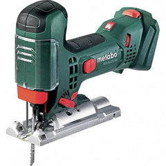 Metabo - 18 Volt, 550 to 2,800 SPM, 13/16" Stroke Length, Lithium-Ion Cordless Jigsaw - 45° Cutting Angle, Series 18V LiHD - A1 Tooling