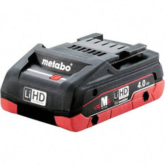 Metabo - 18 Volt Lithium-Ion Power Tool Battery - 4 Ahr Capacity, 80 min Charge Time, Series 18V LiHD - A1 Tooling