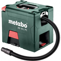 Metabo - 2 Gal Capacity, Cordless Portable Wet/Dry Vacuum Bare - 18 Volts, 16.5 Lb - A1 Tooling