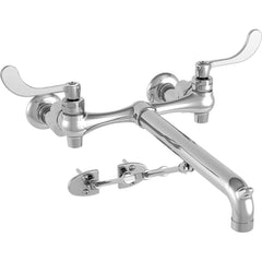 American Standard - Industrial & Laundry Faucets; Type: Utility Faucet ; Style: Transitional ; Design: Two Handle ; Handle Type: Lever ; Spout Type: Straight ; Mounting Centers: 8 (Inch) - Exact Industrial Supply