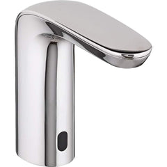 American Standard - Electronic & Sensor Faucets; Type: Sensor ; Style: Modern; Contemporary ; Type of Power: DC ; Spout Type: Low Arc ; Mounting Centers: Single Hole (Inch); Finish/Coating: Polished Chrome - Exact Industrial Supply