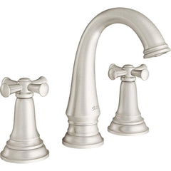 American Standard - Lavatory Faucets; Type: Widespread ; Spout Type: High Arc ; Design: Two Handle ; Handle Type: Cross ; Mounting Centers: 8 (Inch); Drain Type: Pop-Up - Exact Industrial Supply