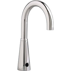 American Standard - Electronic & Sensor Faucets; Type: Sensor ; Style: Modern; Contemporary ; Type of Power: DC ; Spout Type: High Arc ; Mounting Centers: Single Hole (Inch); Finish/Coating: Polished Chrome - Exact Industrial Supply