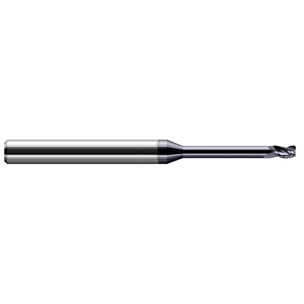 Harvey Tool - Corner Radius & Corner Chamfer End Mills; Mill Diameter (Inch): 5/32 ; Mill Diameter (Decimal Inch): 0.1562 ; End Type: Corner Radius ; Corner Radius (Inch): 1/64 ; Corner Radius (Decimal Inch): 0.0150 ; Number of Flutes: 3 - Exact Industrial Supply