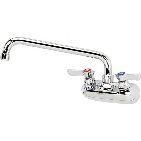 Krowne - Wall Mount, Service Sink Faucet without Spray - Two Handle, Color Coded Handle, Standard Spout, No Drain - A1 Tooling