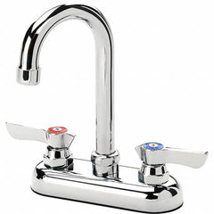 Krowne - Deck Mount, Bar and Hospitality Faucet without Spray - Two Handle, Color Coded Handle, Gooseneck Spout, No Drain - A1 Tooling