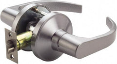 PDQ - Heavy Duty Passage Lever Lockset - 2-3/4" Back Set, Keyless Cylinder, Zinc, Antimicrobial Coated, Satin Chrome Plated Finish - A1 Tooling