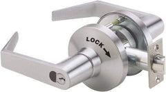 PDQ - Heavy Duty Classroom Intruder Lever Lockset - 2-3/4" Back Set, Small Format I/C Less Cylinder, Zinc, Satin Chrome Plated Finish - A1 Tooling