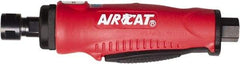 AIRCAT - 1/4" Collet, Straight Handle, Straight Air Die Grinder - 20,000 RPM, Rear Exhaust, 4 CFM, 0.38 hp, 90 psi, 1/4" Inlet - A1 Tooling