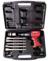 AIRCAT - 3,000 BPM, 2.8 Inch Long Stroke, Air Hammer Kit - 7.16 CFM Air Consumption, 1/4 Inch Inlet - A1 Tooling