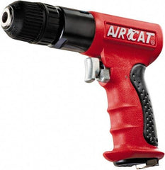 AIRCAT - 3/8" Reversible Keyless Chuck - Pistol Grip Handle, 1,800 RPM, 6 CFM, 0.625 hp, 90 psi - A1 Tooling