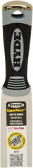 Hyde Tools - 1-1/2" Wide Spring Blade Stainless Steel Putty Knife - Flexible, Plastic Handle - A1 Tooling