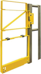 FabEnCo - Carbon Steel Self Closing Rail Safety Gate - Fits 34 to 36-1/2" Clear Opening, 25" Wide x 42" Door Height, - A1 Tooling