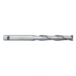 12mm Dia. x 153mm Overall Length 2-Flute Square End Solid Carbide SE End Mill-Round Shank-Center Cutting-Uncoated - A1 Tooling