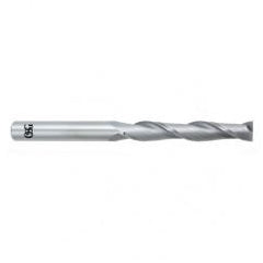 12mm Dia. x 153mm Overall Length 2-Flute Square End Solid Carbide SE End Mill-Round Shank-Center Cutting-Uncoated - A1 Tooling